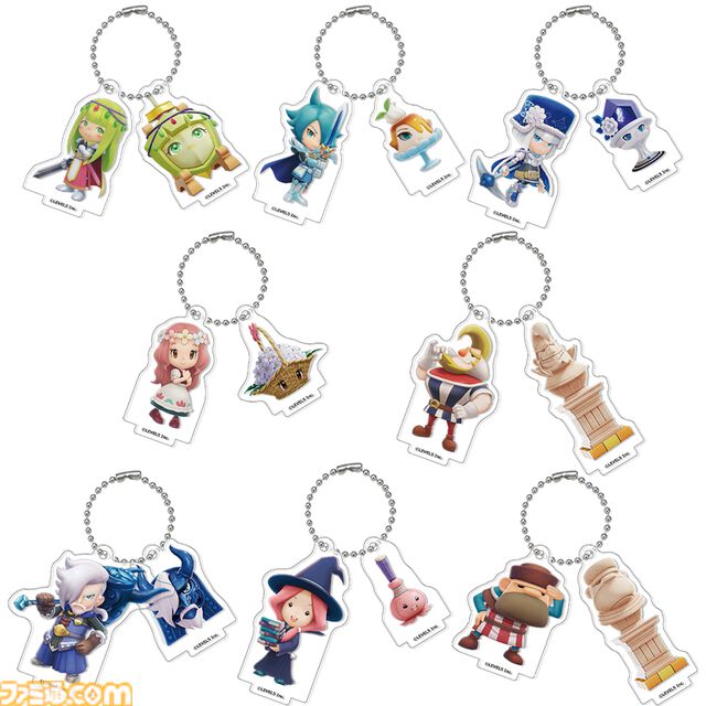 『ファンタジーライフi』ユエリアやヒルダなど仲間キャラクターたちをデザインした缶バッジ、アクキースタンドが本日（12/24）予約スタート