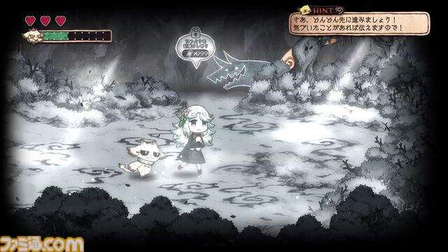 【シニガミ姫と異書館ノ怪物】『嘘つき姫と盲目王子』などに続く絵本シリーズ新作のゲームシステムが解禁。モノクロ世界を食べる“紙喰い”と、カラーに干渉する“めくる”で絵本の世界を冒険