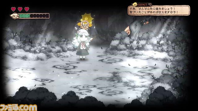 【シニガミ姫と異書館ノ怪物】『嘘つき姫と盲目王子』などに続く絵本シリーズ新作のゲームシステムが解禁。モノクロ世界を食べる“紙喰い”と、カラーに干渉する“めくる”で絵本の世界を冒険