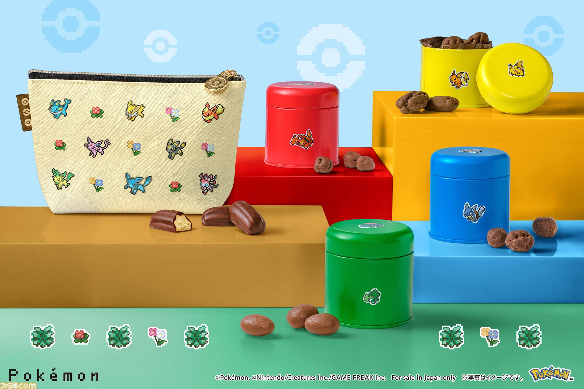 ポケモン』2026年バレンタインチョコ新作はドット絵デザイン。伝説の