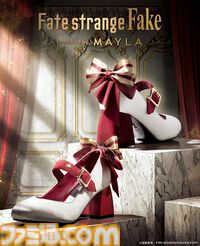 『Fate/strange Fake』英雄王（アーチャー）のパンプスが足元に“王者の存在感”をプラス。セイバー、ランサーがモチーフのデザインも同時展開