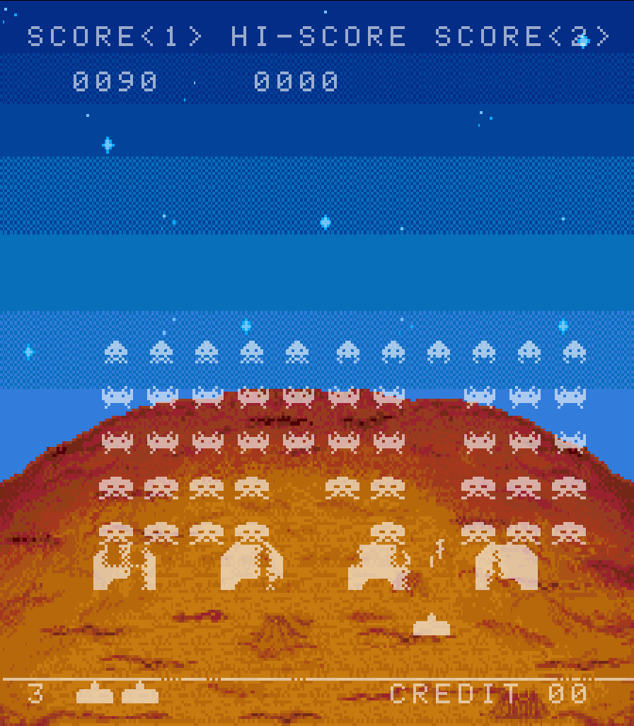 【アケアカ】『スペースインベーダー』12月25日配信。社会現象となったシューティングゲーム。白黒版とカラー版を収録、サウンドも極限再現