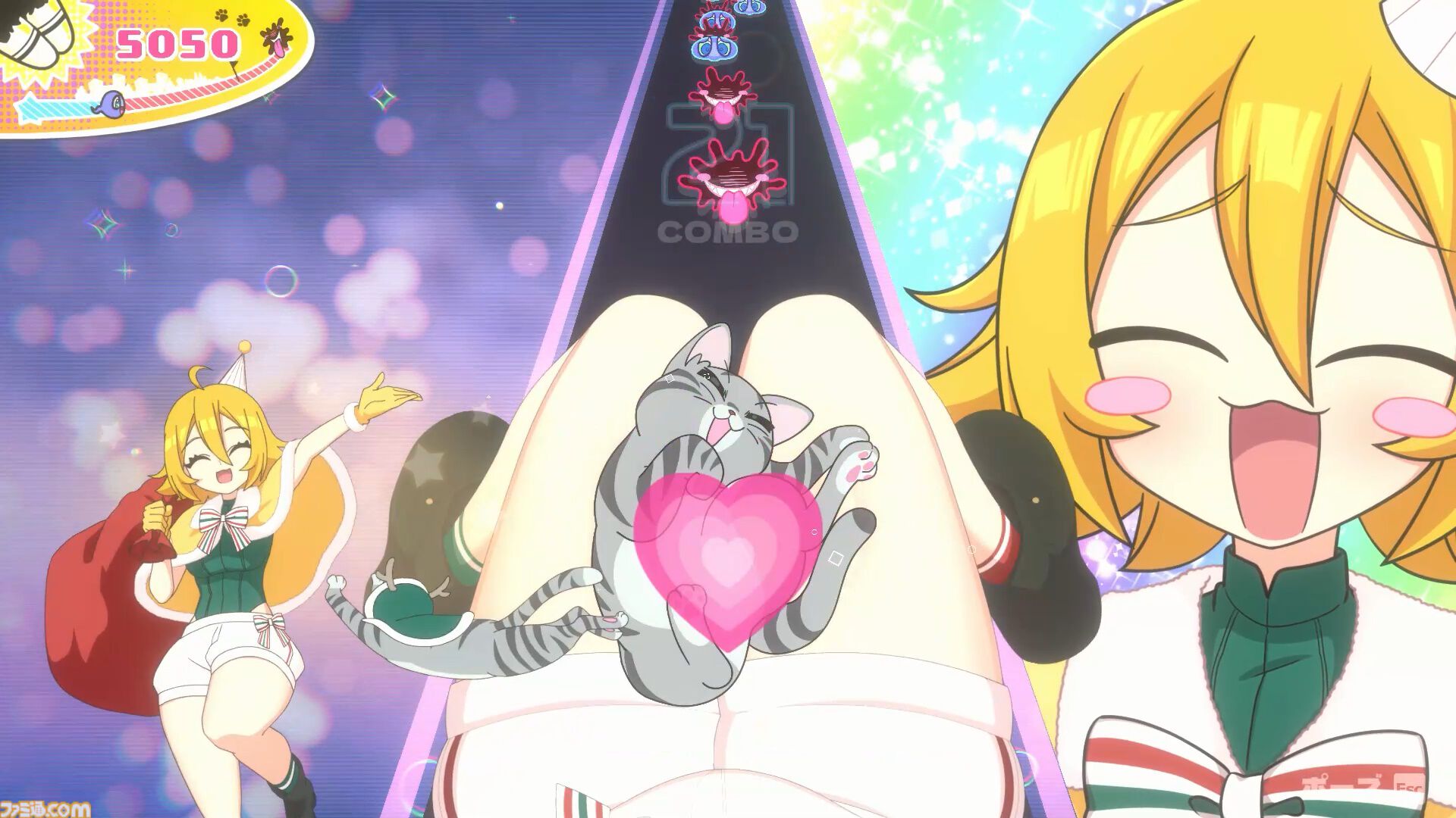 『ももっとクラッシュ』太もも音ゲーに“クリスマス仕様の太もも”が追加されるDLCが登場。浄化されるタマシイのボイスや新楽曲も実装