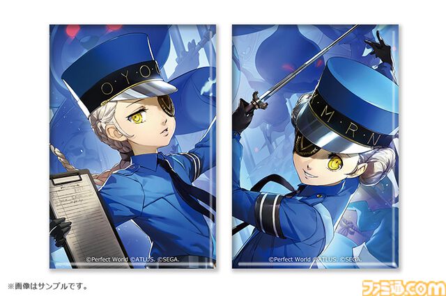 『ペルソナ5X』ジュスティーヌ＆カロリーヌがグッズ化。双子の看守のスタイリッシュなアクスタ、アクキー、缶バッジが予約開始