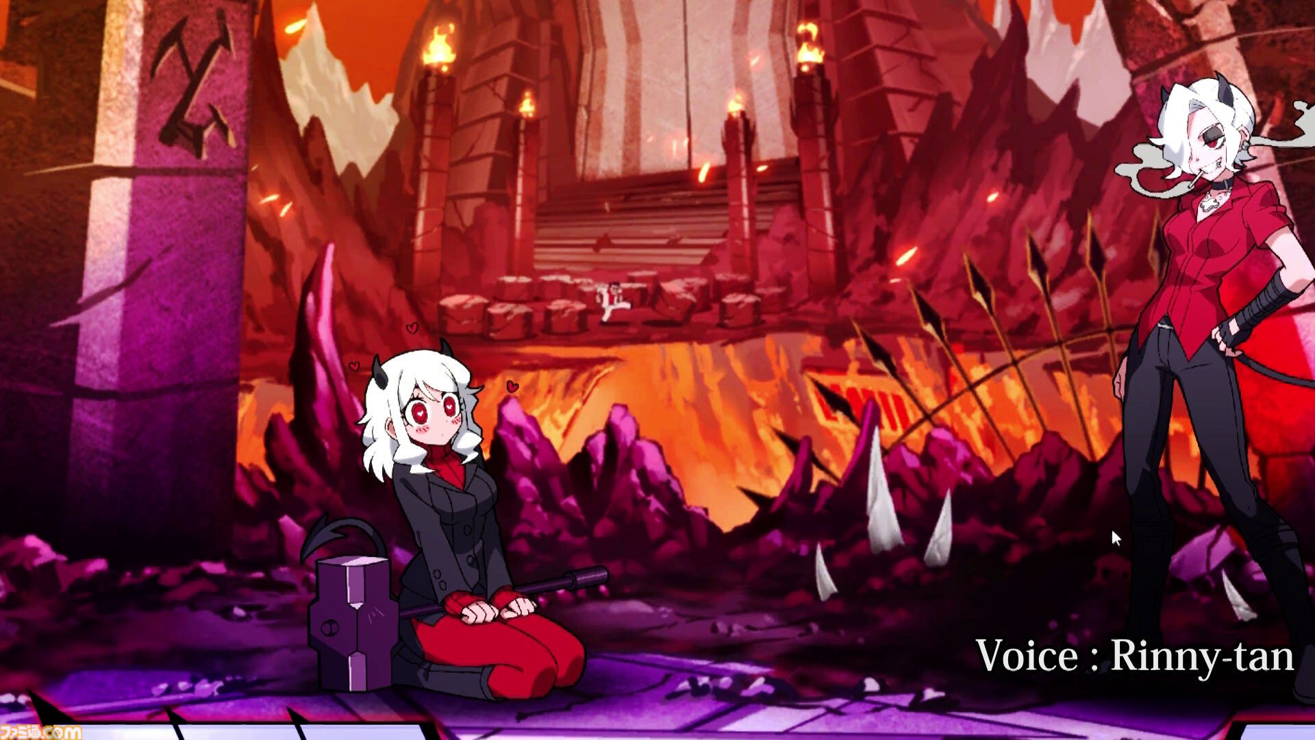 『Helltaker』二次創作格ゲー『Hellversus』無料体験版が配信開始。ズドラーダ、モデウスの2キャラで3つのモードがプレイ可能