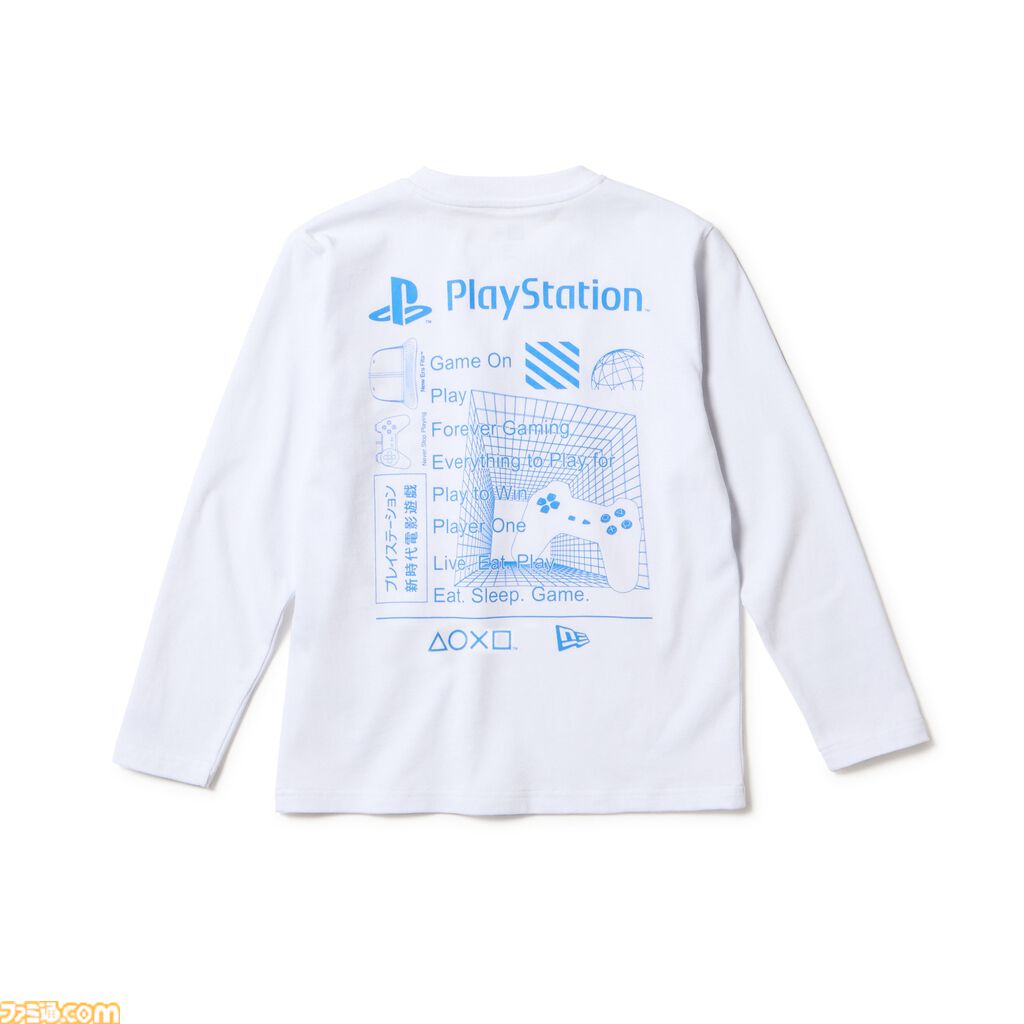 プレステ×ニューエラのコラボアイテムが2026年1月8日発売。象徴的なロゴをデザインしたキャップ、Tシャツ、トレーナーなどのアパレルが展開