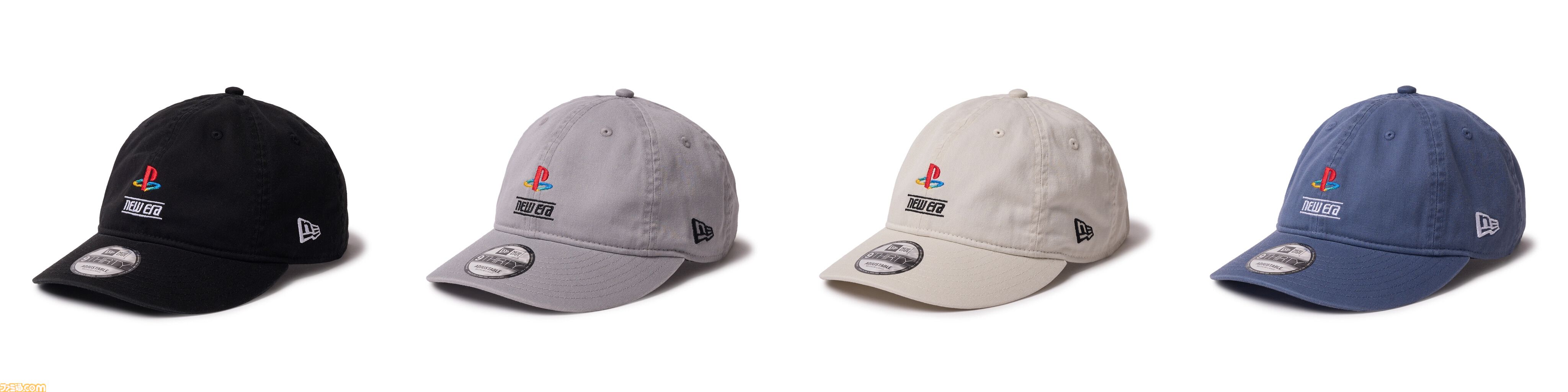プレステ×ニューエラのコラボアイテムが2026年1月8日発売。象徴的なロゴをデザインしたキャップ、Tシャツ、トレーナーなどのアパレルが展開