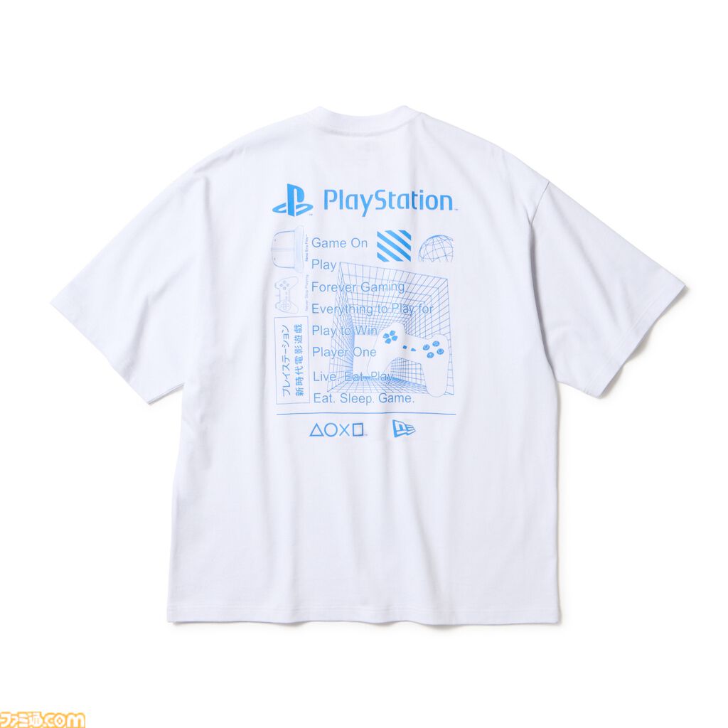 プレステ×ニューエラのコラボアイテムが2026年1月8日発売。象徴的なロゴをデザインしたキャップ、Tシャツ、トレーナーなどのアパレルが展開