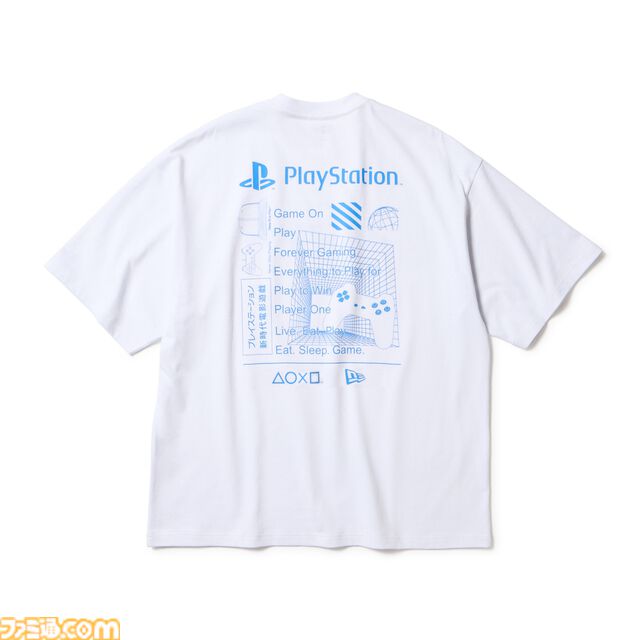 プレステ×ニューエラのコラボアイテムが2026年1月8日発売。象徴的なロゴをデザインしたキャップ、Tシャツ、トレーナーなどのアパレルが展開