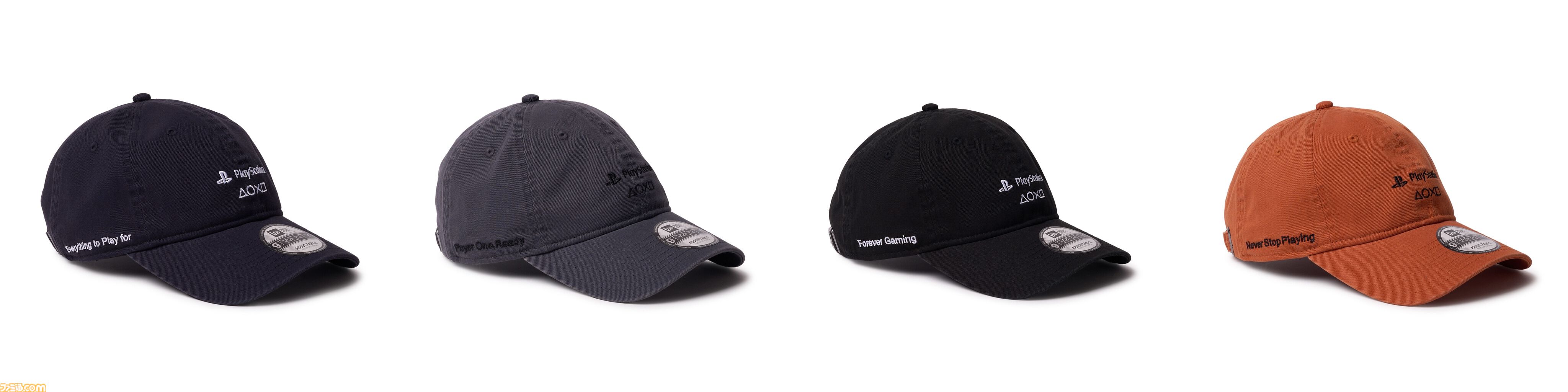 プレステ×ニューエラのコラボアイテムが2026年1月8日発売。象徴的なロゴをデザインしたキャップ、Tシャツ、トレーナーなどのアパレルが展開