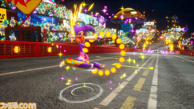 『ソニックレーシング クロスワールド』ナイツが本日（12/25）配信の無料アプデで追加。3チームで競うオンラインレースイベント“NiGHTS フェスタ”が期間限定開催