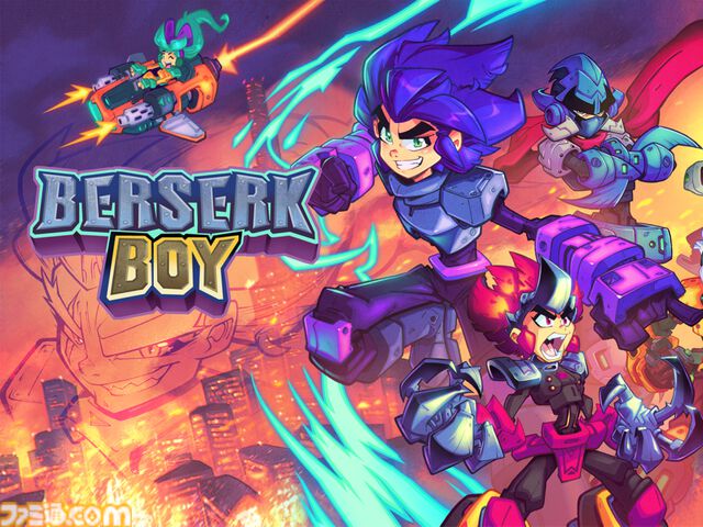 『バーサークボーイ』オーブの力で変身するスタイリッシュハイスピードアクションが配信開始。レトロフューチャーな世界を舞台に悪の博士を打ち倒せ