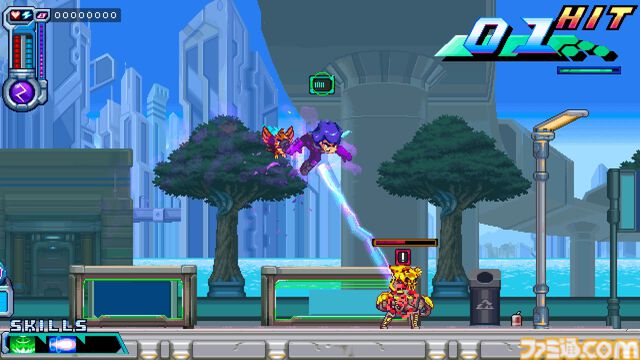 『バーサークボーイ』オーブの力で変身するスタイリッシュハイスピードアクションが配信開始。レトロフューチャーな世界を舞台に悪の博士を打ち倒せ