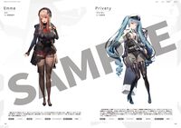 【NIKKE】ニケのラフスケッチや、世界を形作るさまざまな設定が満載の公式設定資料集が予約スタート。アクリルパネルがセットになったebtenDXパックもあり！