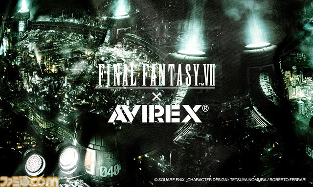 『FFVIIリメイク』ティファやミッドガルがデザインされたフライトジャケットがかっこいい。ミリタリーブランド“AVIREX”とのコラボアイテムが発売