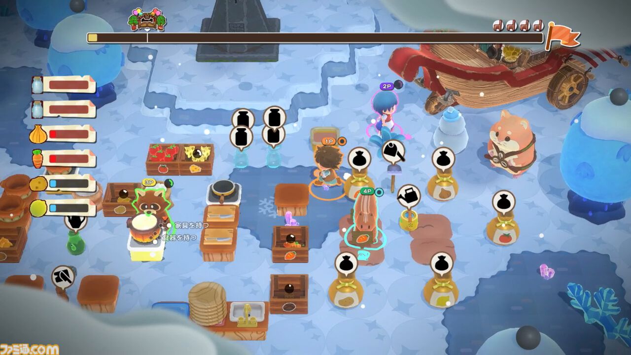 『リップルアイランド カイルとキャルのレストラン』最大16人による“はちゃめちゃクッキングアクション”が初セール。友達や家族とワイワイ楽しめる1本
