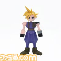 『FF7』クラウドのソフビフィギュアが本日（12/27）より再販。ローポリ姿で約15cmのサイズ感。興味ないねとは言わないで