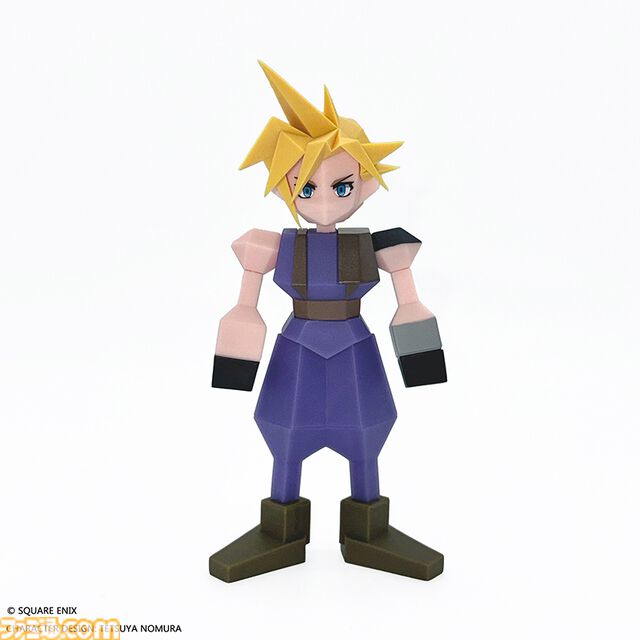 『FF7』クラウドのソフビフィギュアが本日（12/27）より再販。ローポリ姿で約15cmのサイズ感。興味ないねとは言わないで