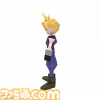 『FF7』クラウドのソフビフィギュアが本日（12/27）より再販。ローポリ姿で約15cmのサイズ感。興味ないねとは言わないで