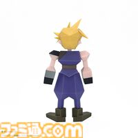 『FF7』クラウドのソフビフィギュアが本日（12/27）より再販。ローポリ姿で約15cmのサイズ感。興味ないねとは言わないで