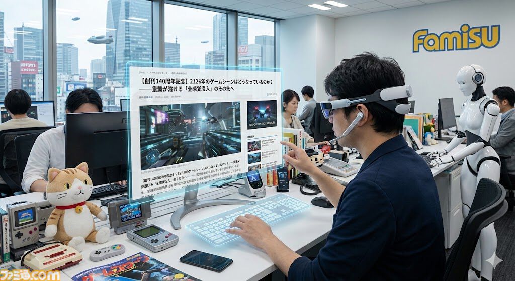 【お正月企画】100年後のゲームがどうなっているか気になったので、未来の編集部から記事を送ってもらった【AI】