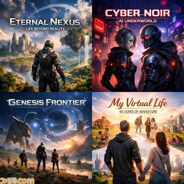 【お正月企画】100年後のゲームがどうなっているか気になったので、未来の編集部から記事を送ってもらった【AI】