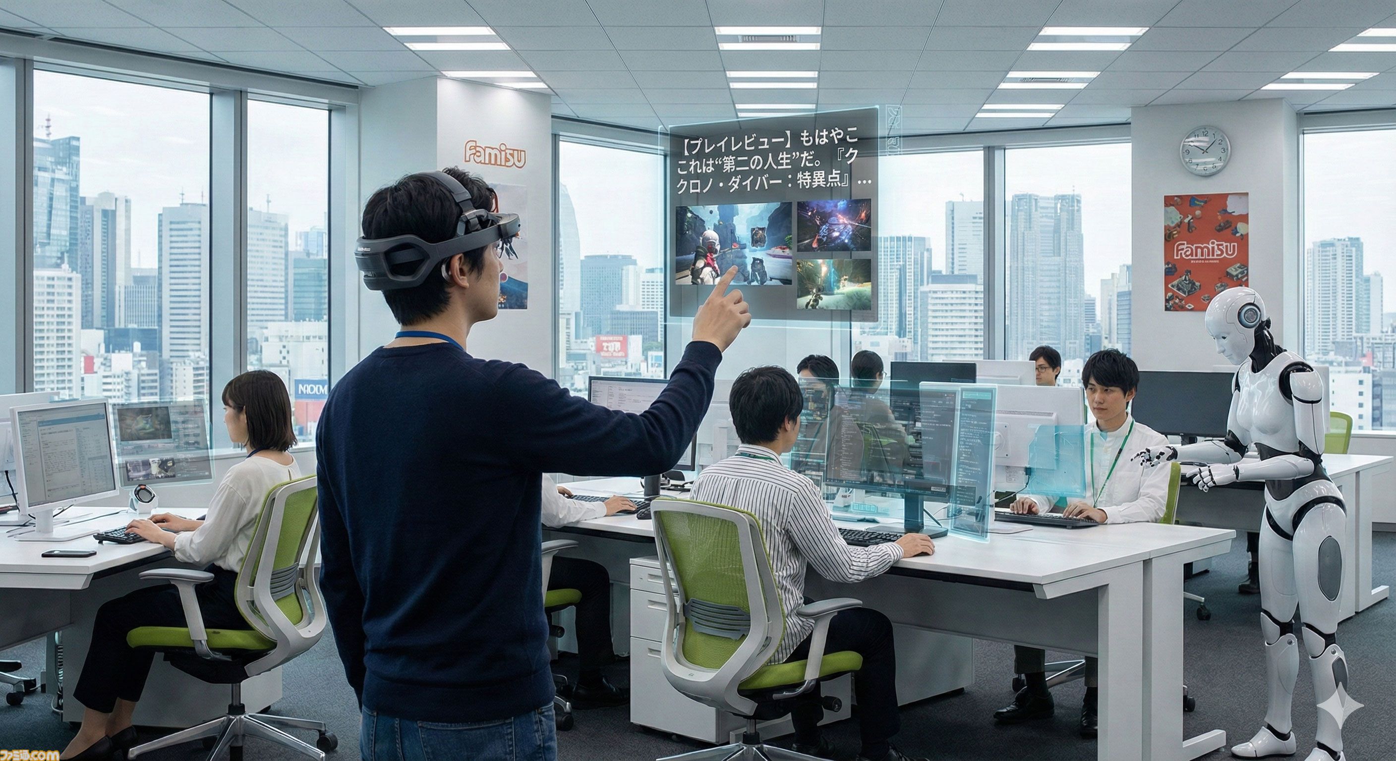 【お正月企画】100年後のゲームがどうなっているか気になったので、未来の編集部から記事を送ってもらった【AI】