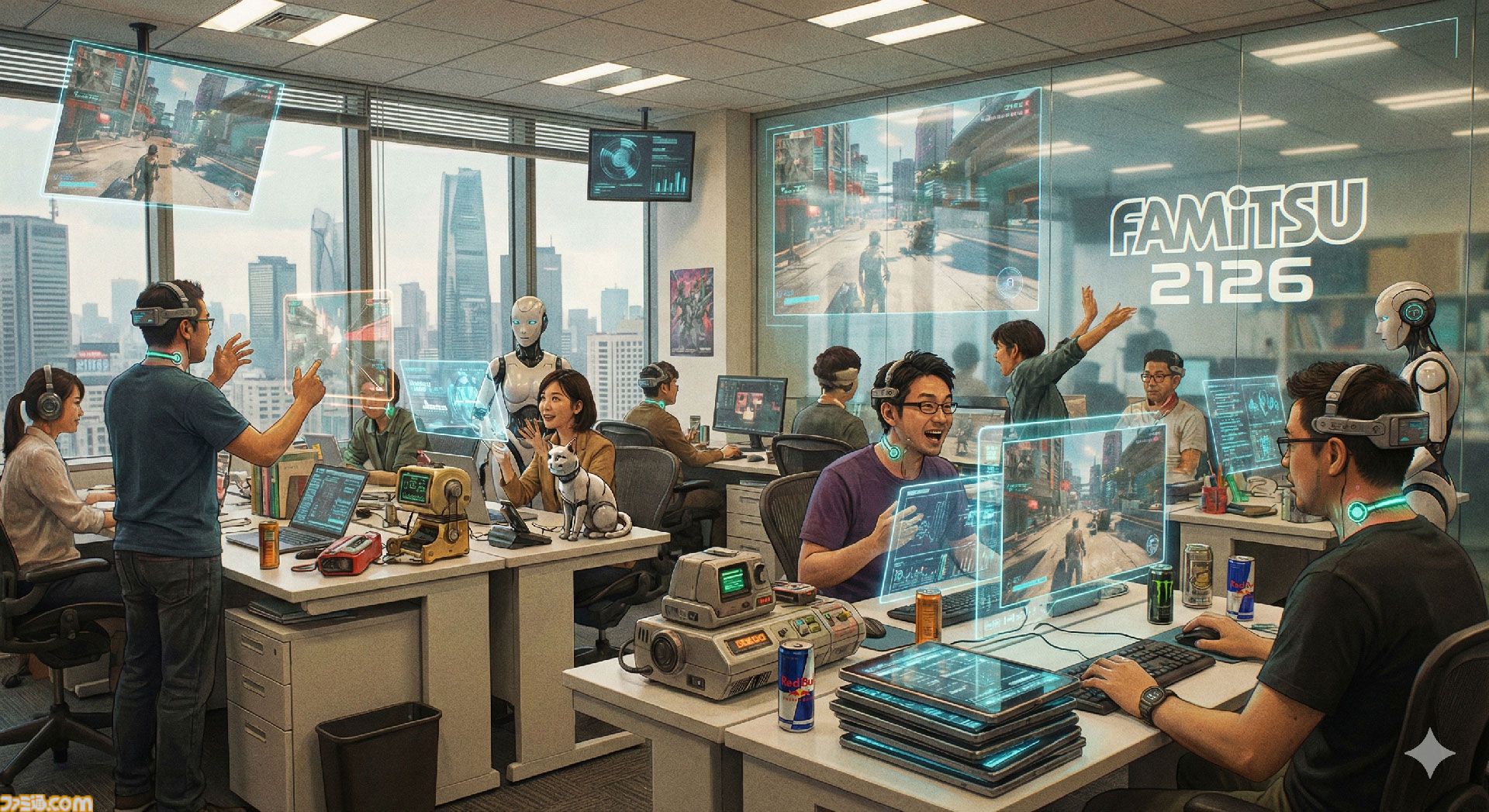 【お正月企画】100年後のゲームがどうなっているか気になったので、未来の編集部から記事を送ってもらった【AI】