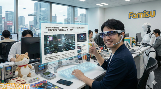 【お正月企画】100年後のゲームがどうなっているか気になったので、未来の編集部から記事を送ってもらった【AI】