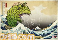 『邪神三十六景』クトゥルフ神話の邪神たちが浮世絵に紛れ込んだ画集が3月発売。葛飾北斎が描いた富士の絶景に46体の邪神がフルカラーで降臨