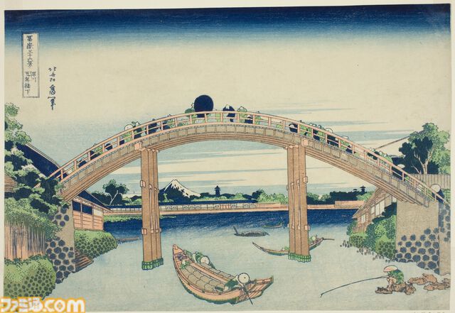 『邪神三十六景』クトゥルフ神話の邪神たちが浮世絵に紛れ込んだ画集が3月発売。葛飾北斎が描いた富士の絶景に46体の邪神がフルカラーで降臨