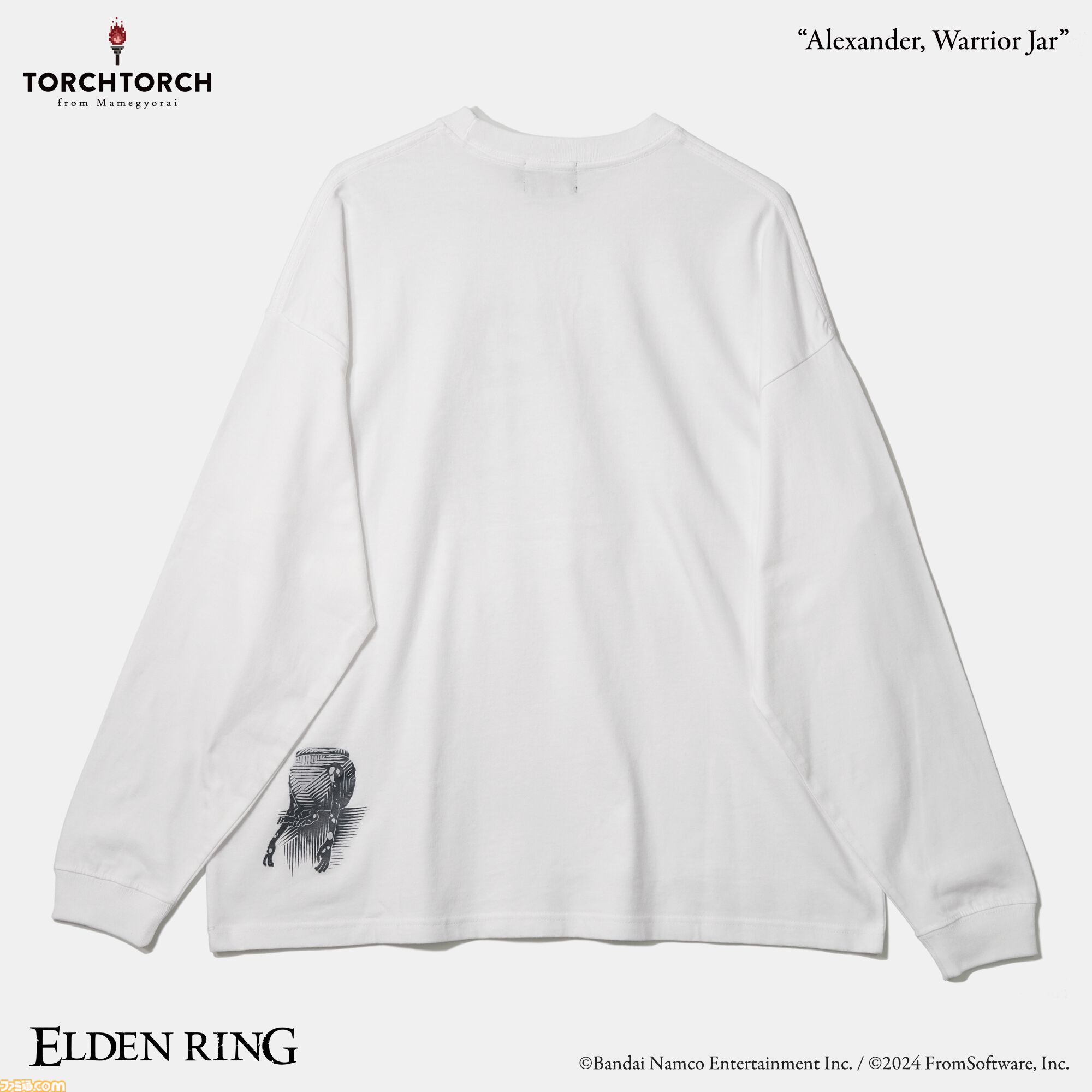 『エルデンリング』アレキサンダー、『ブラッドボーン』教区長エミーリアのTシャツが一般販売開始。半袖とロングスリーブのTシャツを用意