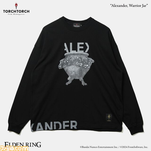 『エルデンリング』アレキサンダー、『ブラッドボーン』教区長エミーリアのTシャツが一般販売開始。半袖とロングスリーブのTシャツを用意