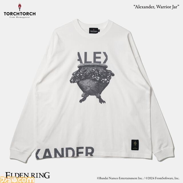 『エルデンリング』アレキサンダー、『ブラッドボーン』教区長エミーリアのTシャツが一般販売開始。半袖とロングスリーブのTシャツを用意