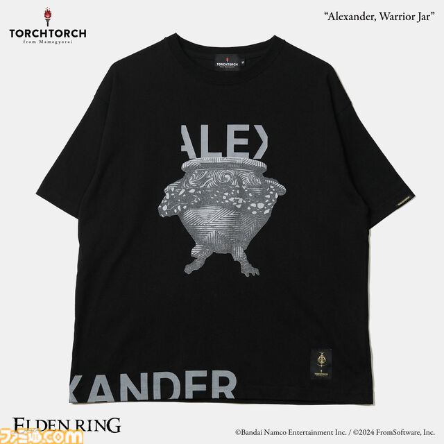 『エルデンリング』アレキサンダー、『ブラッドボーン』教区長エミーリアのTシャツが一般販売開始。半袖とロングスリーブのTシャツを用意