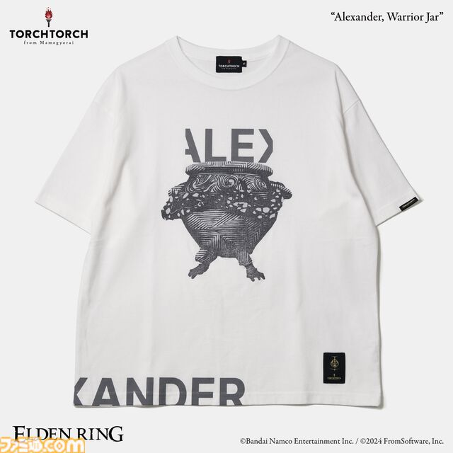 『エルデンリング』アレキサンダー、『ブラッドボーン』教区長エミーリアのTシャツが一般販売開始。半袖とロングスリーブのTシャツを用意