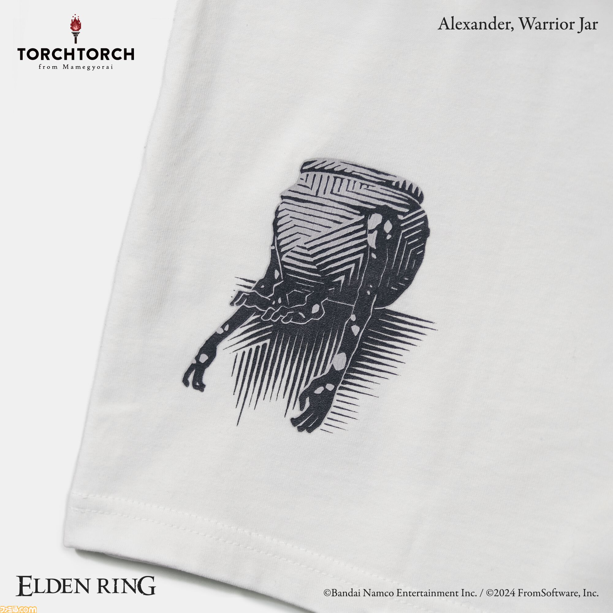 『エルデンリング』アレキサンダー、『ブラッドボーン』教区長エミーリアのTシャツが一般販売開始。半袖とロングスリーブのTシャツを用意