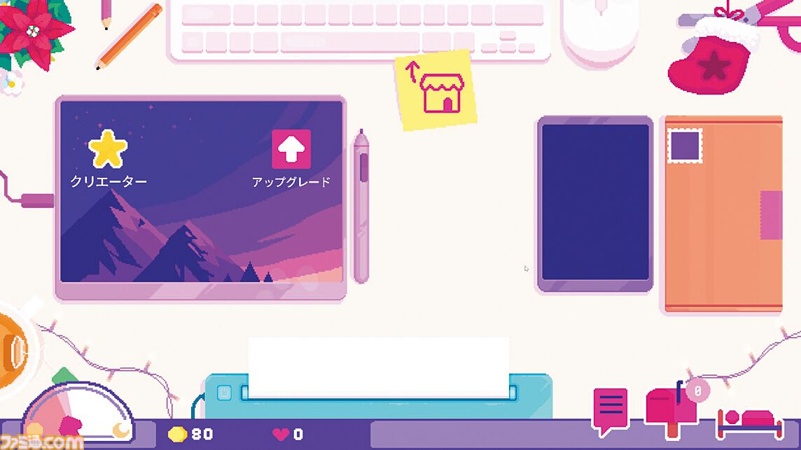 『Sticky Business』誰でも簡単、キラキラかわいいオリジナルステッカーを作ってお客さんに喜んでもらおう。梱包作業もクセになる癒やしの作業ゲーム【とっておきインディー】