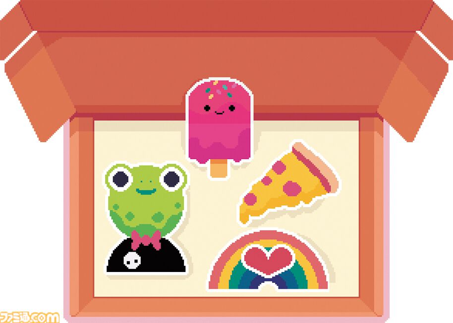 『Sticky Business』誰でも簡単、キラキラかわいいオリジナルステッカーを作ってお客さんに喜んでもらおう。梱包作業もクセになる癒やしの作業ゲーム【とっておきインディー】