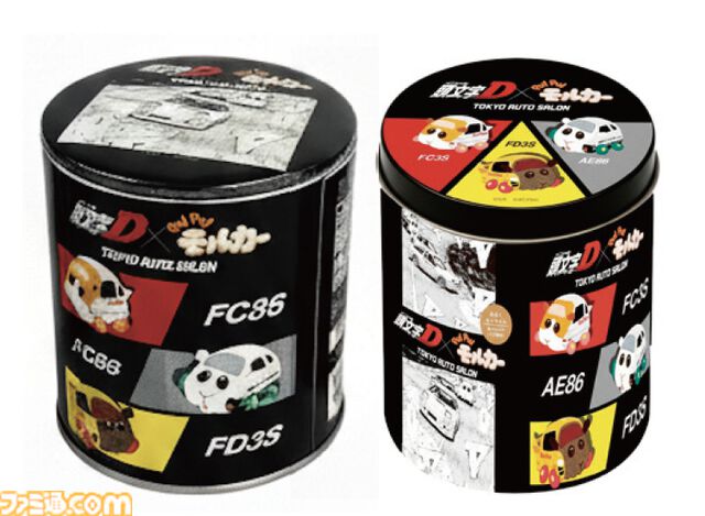 『頭文字D』のハチロクやRX-7がモルカーに。東京オートサロン2026でTシャツ、マフラータオル、お菓子など限定コラボグッズが販売