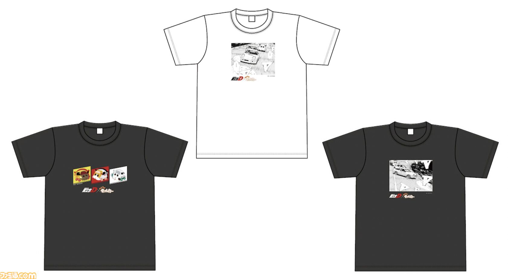 『頭文字D』のハチロクやRX-7がモルカーに。東京オートサロン2026でTシャツ、マフラータオル、お菓子など限定コラボグッズが販売