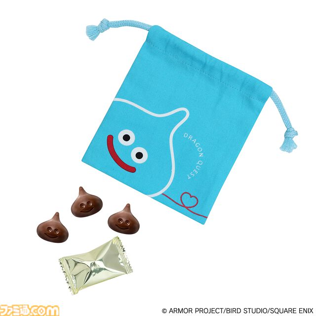 『ドラクエ』スライム型チョコがかわいい。ギフト缶やペア巾着付きチョコなどバレンタインにぴったりな商品が1月13日発売
