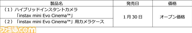 動画を撮影して手渡せるハイブリッドインスタントカメラが1月30日に発売。カラーブラウン管テレビの質感を再現するエフェクトなども搭載