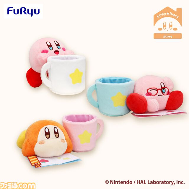 『星のカービィ』メガネ姿のカービィやすやすや眠るワドルディがかわいい。おうち時間を彩る新作アミューズメント景品が1月より登場