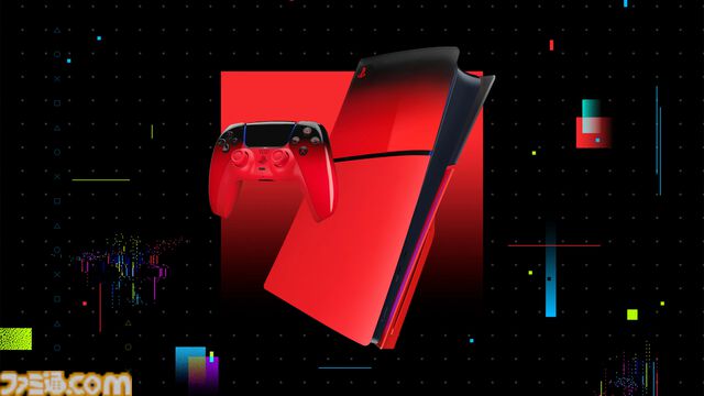 PS5コントローラー＆本体カバーの新色が3月12日発売。ブラック＆ネオンカラーのグラデーションをベースにレッド、グリーン、ブルーが登場