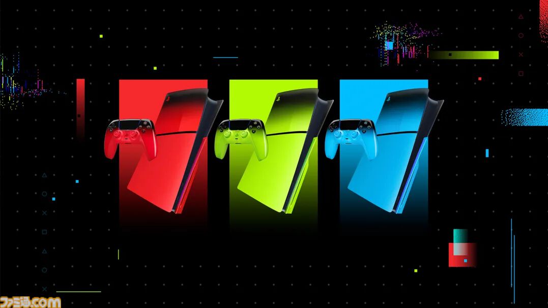 PS5コントローラー＆本体カバーの新色が3月12日発売。ブラック＆ネオン