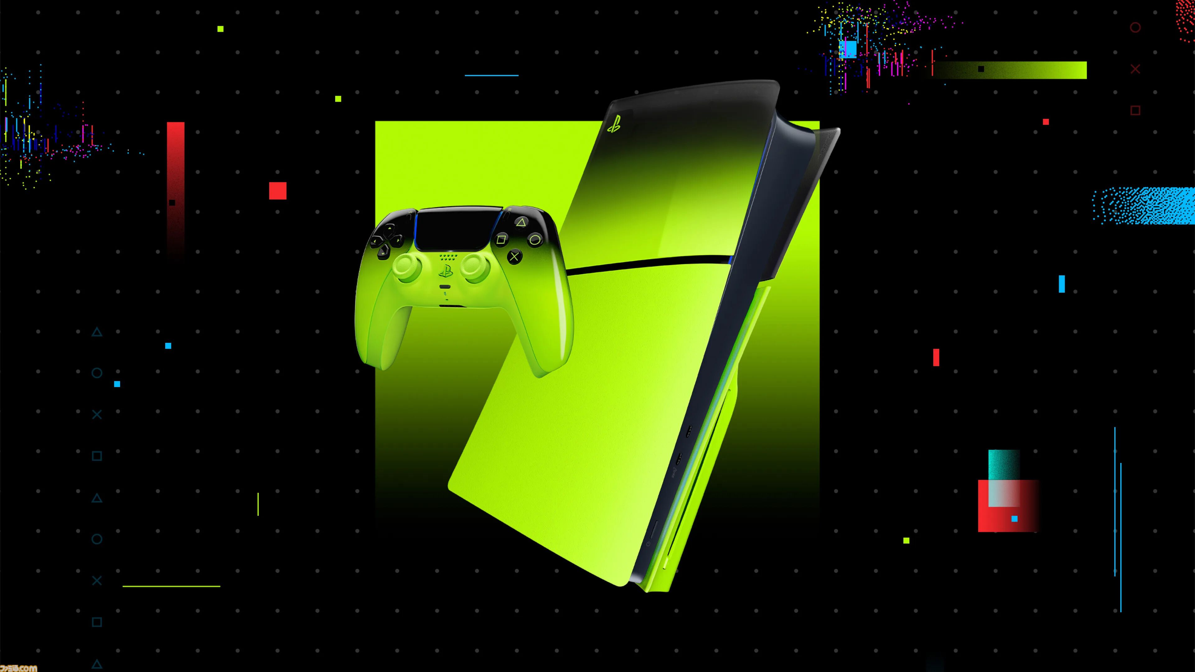 PS5コントローラー＆本体カバーの新色が3月12日発売。ブラック＆ネオン