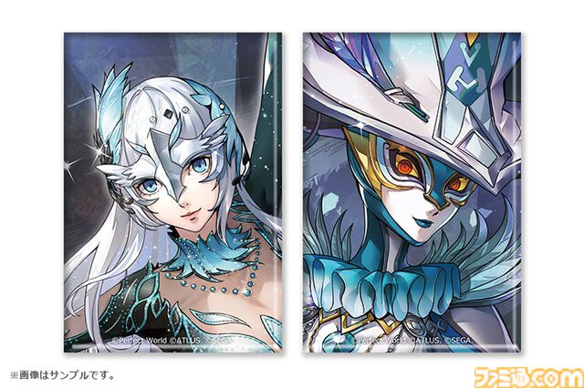 『P5X』“琴音・アイスストーム”登場を記念した新グッズが予約受付中。美麗なイラストを使用したアクスタや缶バッジ、キーホルダーなどがラインアップ