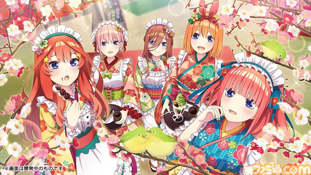 『五等分の花嫁 ごとぱずストーリー 2nd』発売日が9月26日に決定。アニメ2期を再現したストーリー、アプリ『ごとぱず』2年目のイベントストーリーを収録したアドベンチャーゲーム