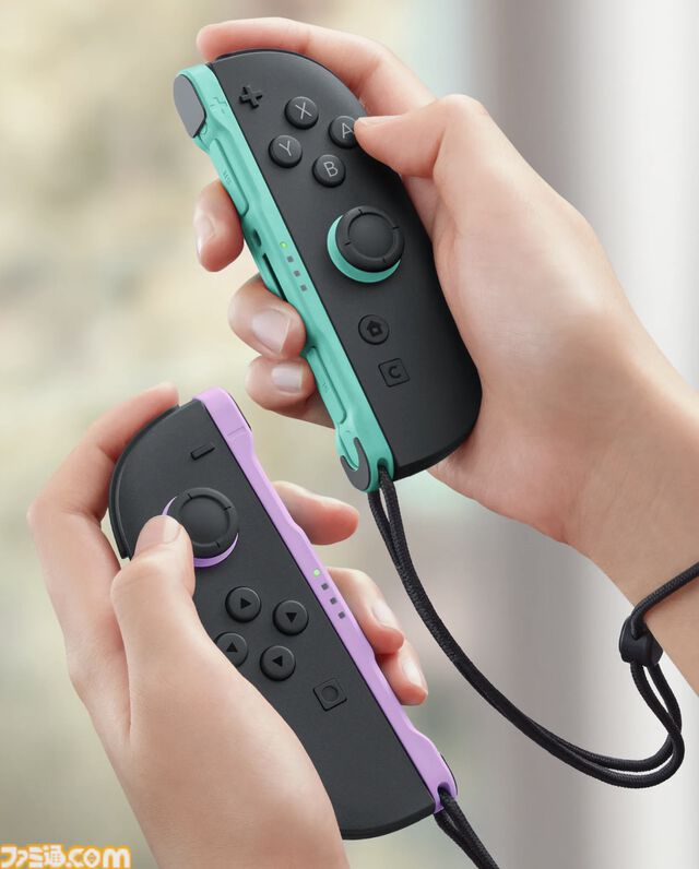 Switch2のジョイコンに新色登場。ライトパープルとライトグリーンが2月12日（木）発売決定